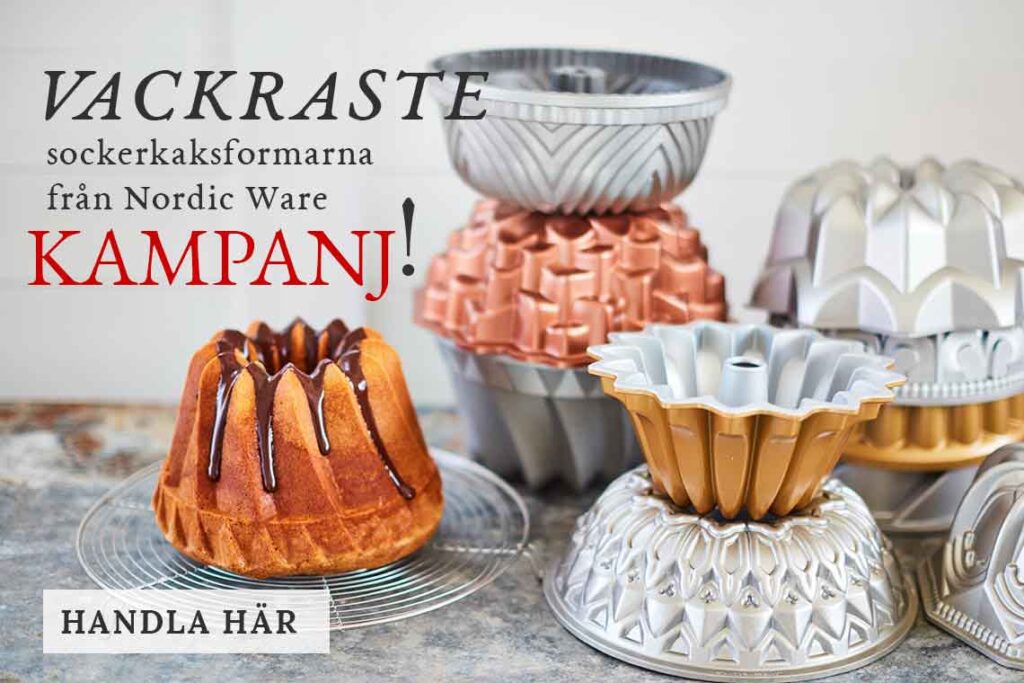 Kampanj REA Nordic Ware Sockerkaksformar
